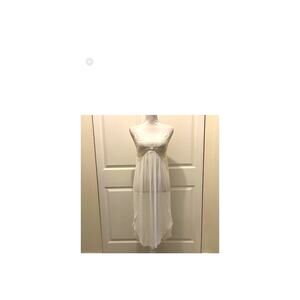 Victoria’s Secret Lingerie Midi Lace White Bridal Sheer Lace Med